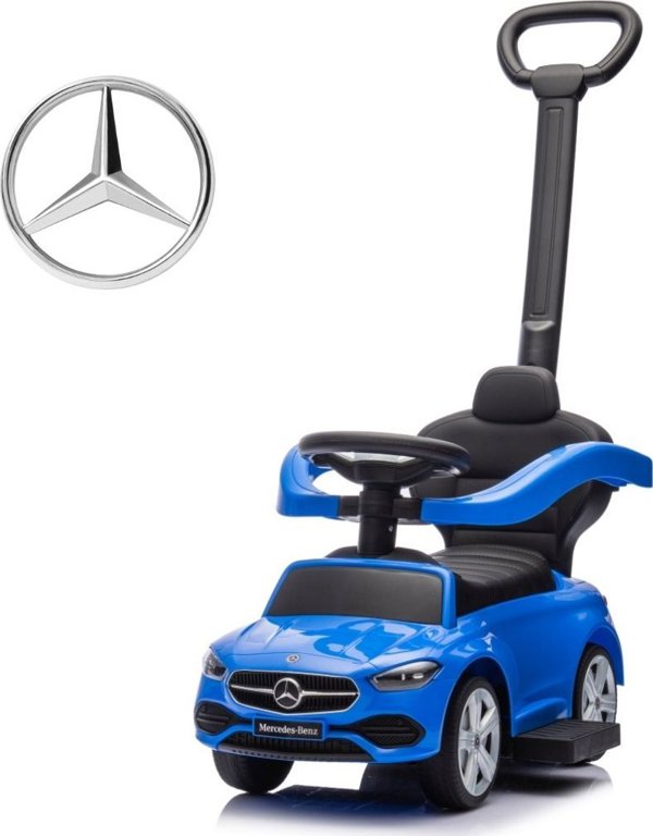 Milly Mally Όχημα Περπατούρα Mercedes C-Class Blue - Μπλε Αυτοκινητάκι για Παιδιά από 12 Μηνών