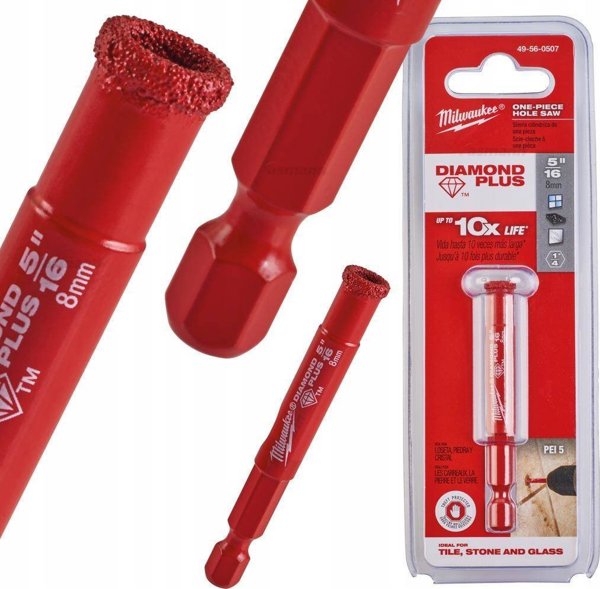 Διαμαντοκορώνα Milwaukee 49560507 8mm