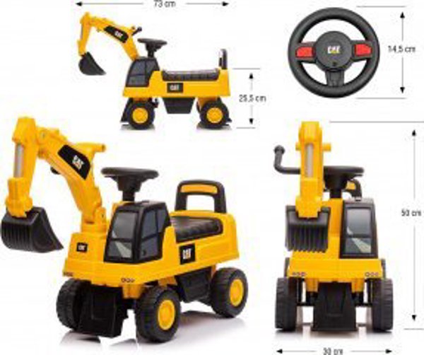 Milly Mally Παιδικό Όχημα CAT Excavator Εκσκαφέας