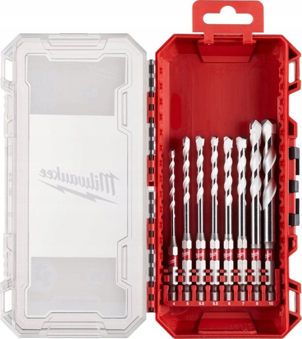 Milwaukee MILWAUKEE UNIVERSAL DRILL set. 8 pcs.