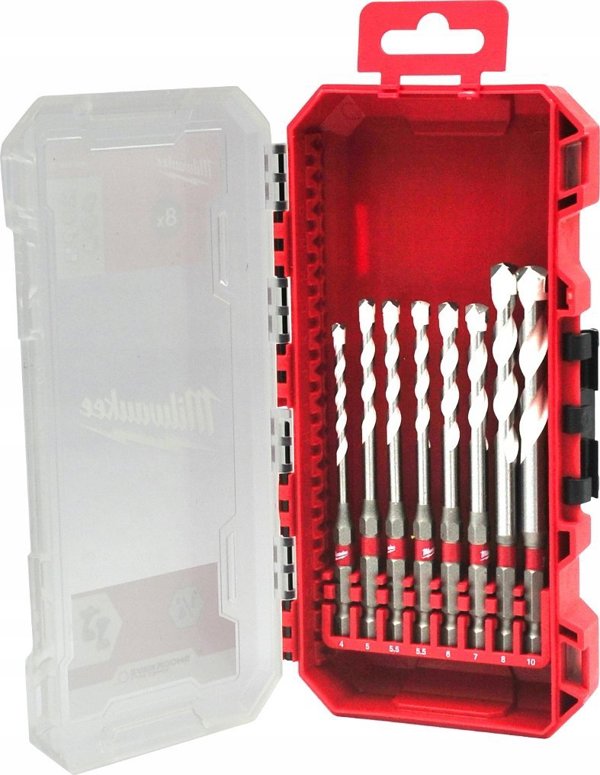Milwaukee MILWAUKEE UNIVERSAL DRILL set. 8 pcs.