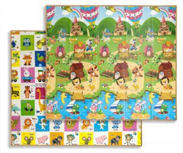 Milly Mally Πτυσσόμενο χαλάκι παιχνιδιού Play Colourful Animals T1