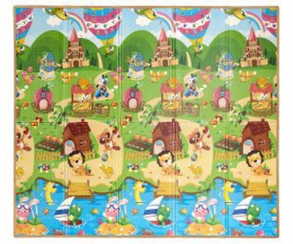 Milly Mally Πτυσσόμενο χαλάκι παιχνιδιού Play Colourful Animals T1