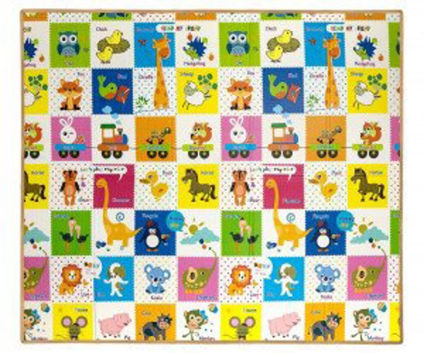 Milly Mally Πτυσσόμενο χαλάκι παιχνιδιού Play Colourful Animals T1