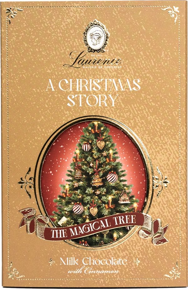 Γάλα σοκολάτα με κανέλα Laurence A Christmas Story The Magical Tree, 80 g