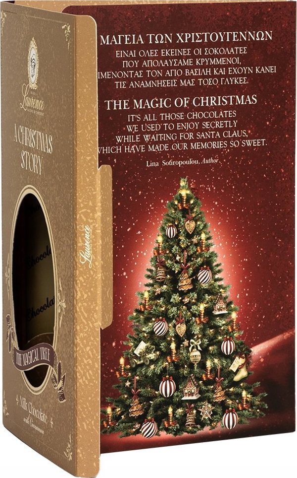 Γάλα σοκολάτα με κανέλα Laurence A Christmas Story The Magical Tree, 80 g