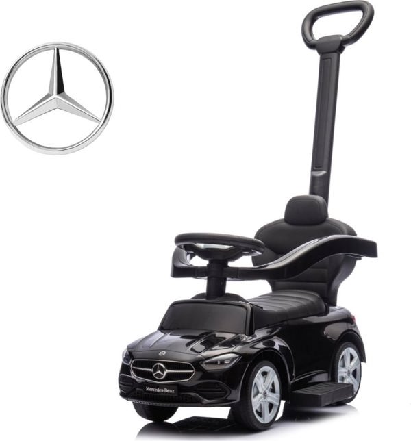 Milly Mally Όχημα Περπατούρα Mercedes C-Class, Μαύρο, 12+ Μηνών