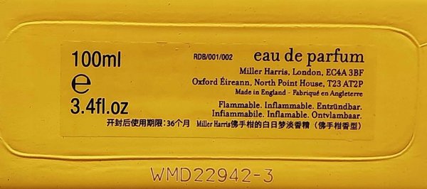 MILLER HARRIS Rêverie de Bergamote EDP spray 100ml