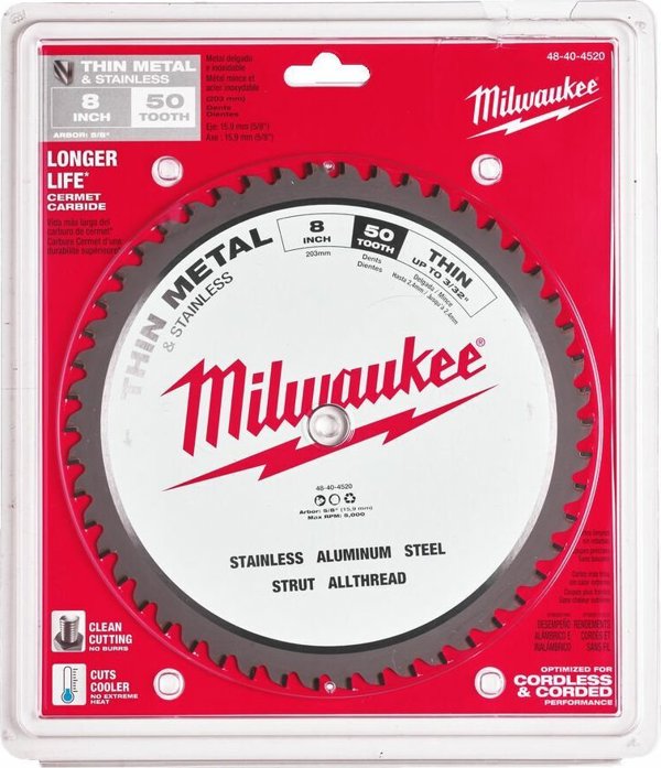Πριόνι Λεπίδας MILWAUKEE Milwaukee.203x15.87x50z.