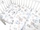 MimiNu MIMINU Bedding set of 2 pcs - Pilots Blue, 100x135, 60x40 cm