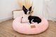 Mimikoko MIMIKO Pets Στρώμα Shaggy στρογγυλό XL 75cm ροζ