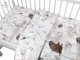 Σετ κλινοσκεπασμάτων MimiNu MIMINU 2 τεμαχίων - Woodland, 100x135, 60x40 cm