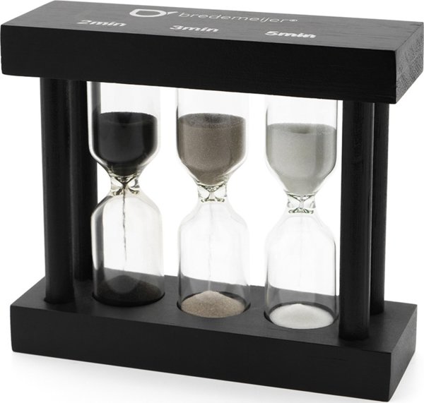 Χρονόμετρο Bredemeijer Bredemeijer Tea Timer 3πτυχές μαύρο 2/3/5 Λεπτά 195005