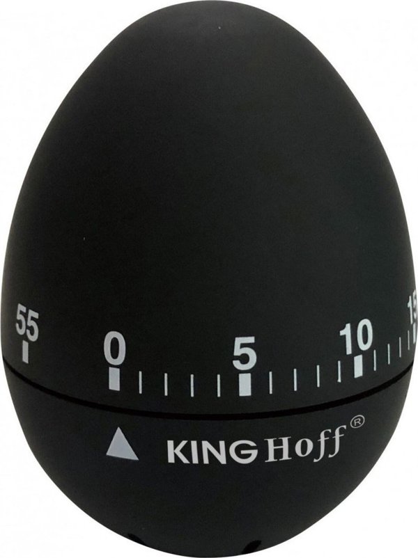 KingHoff KH-1620 Μηχανικό Χρονόμετρο Κουζίνας σε Σχήμα Αυγού 60 Λεπτών