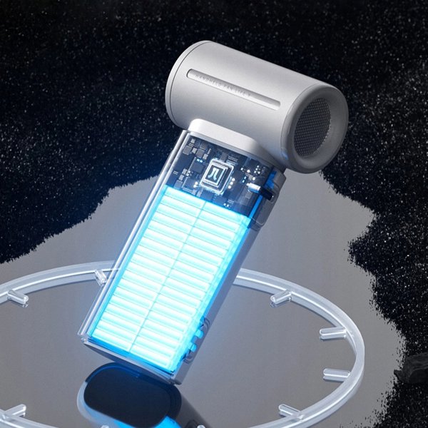 Mini ανεμιστήρας χειρός JisuLife Life9 5000mAh φορητός ανεμιστήρας USB - γκρι