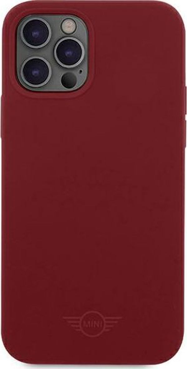 Mini Mini MIHCP12MSLTRE iPhone 12/12 Pro 6,1" σκληρή θήκη κόκκινη σιλικόνης Τόνος σε Τόνο