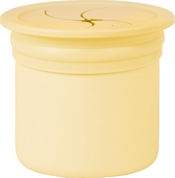 MINIKOIOI MINIKOIOI mini cup SIP+SNACK 2σε1, 6μ+, Mellow Yellow/Powder Grey, 101260006