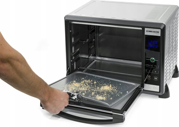 Μίνι φούρνος Rommelsbacher Rommelsbacher baking and barbecue BGE 1580 / E, μίνι φούρνος (ανοξείδωτο ατσάλι)