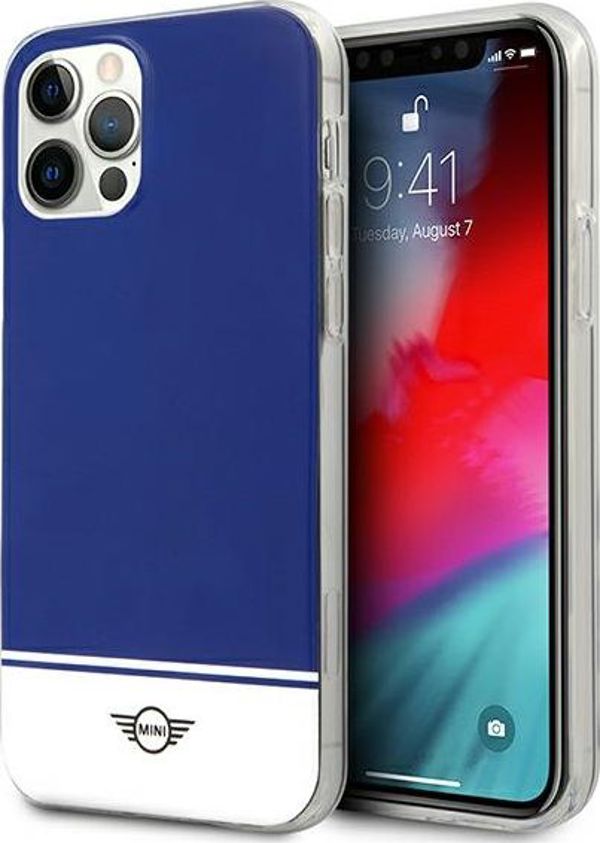 Mini Mini MIHCP12LPCUBINA iPhone 12 Pro Max 6,7" σκληρή θήκη γρανάτης/navy Stripe Collection