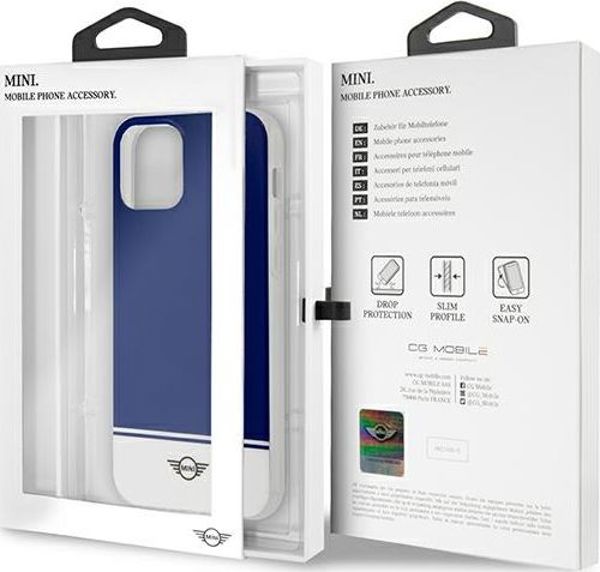 Mini Mini MIHCP12LPCUBINA iPhone 12 Pro Max 6,7" σκληρή θήκη γρανάτης/navy Stripe Collection
