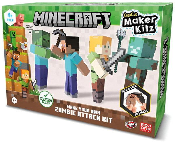 Σετ κατασκευής MINECRAFT Φτιάξτε τη δική σας επίθεση ζόμπι