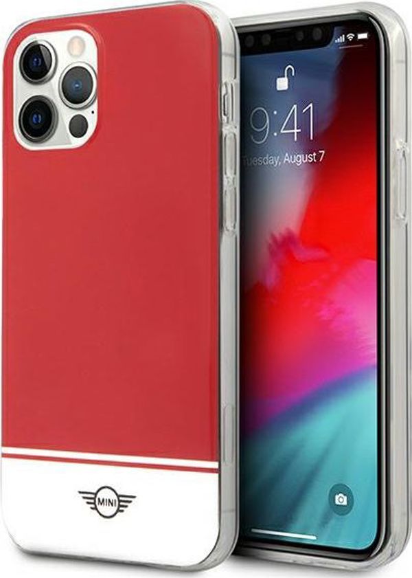 Mini Mini MIHCP12LPCUBIRE iPhone 12 Pro Max 6,7" κόκκινη σκληρή θήκη Stripe Collection