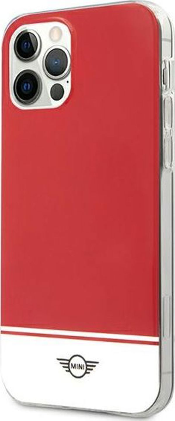 Mini Mini MIHCP12LPCUBIRE iPhone 12 Pro Max 6,7" κόκκινη σκληρή θήκη Stripe Collection