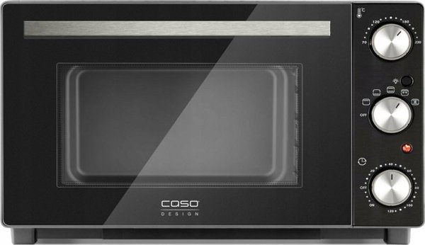 Μίνι φούρνος Caso Caso Design Oven TO 32 Classic με πέτρα για πίτσα, 5 λειτουργίες, Μαύρο