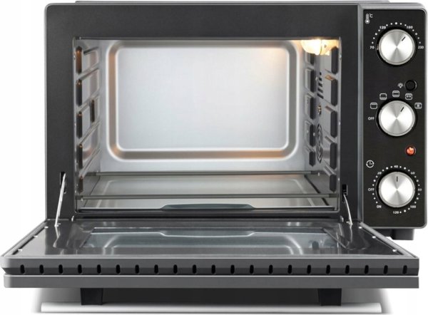 Μίνι φούρνος Caso Caso Design Oven TO 32 Classic με πέτρα για πίτσα, 5 λειτουργίες, Μαύρο