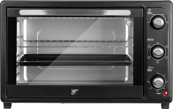 Lafe PIW-005 Μίνι Φούρνος 50l, 2000W, με Convection, Γκριλ & Ροτίσερι, Μαύρο