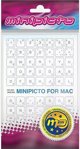Αυτοκόλλητο πληκτρολογίου Minipicto EST/RUS KB-MAC-EE-RU-WHT, λευκό/γκρι/μπλε