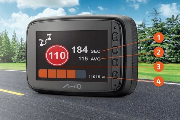 MIO MiVue 956W DUAL 4K HDR, GPS, WIFI, Φωνητικός Έλεγχος