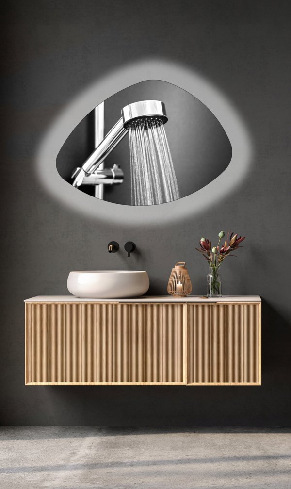 ΚΑΘΡΕΦΤΗΣ ΜΕ LED LUNA ORGANIC 50X70