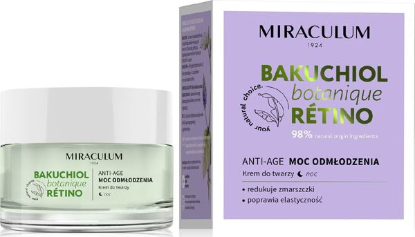Miraculum Bakuchiol Botanique Retino Κρέμα νυκτός - δύναμη αναζωογόνησης 50ml