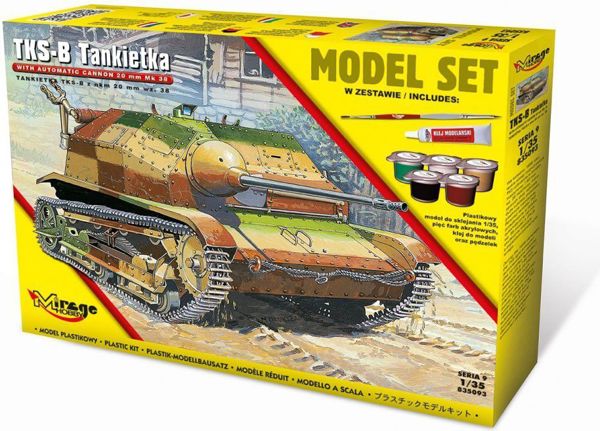 Mirage Tks-B tankette με 20mm MG wz38 Σετ (586915)