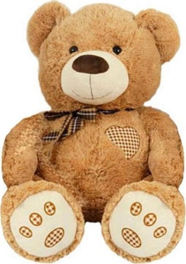 Αρκουδάκι Bobby μελιτζανί 80cm 13762 BEPPE