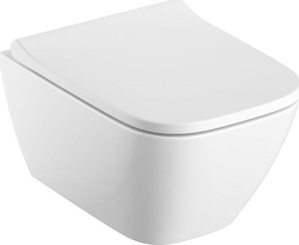 Κρεμαστή λεκάνη τουαλέτας Geberit Smyle Square Rimfree 500.379.01.1