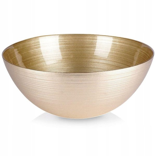 Home Styling Collection Διακοσμητικό Μπολ, Γυάλινο, Διάφανο, Ø 28 cm