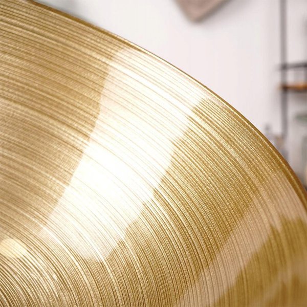 Home Styling Collection Διακοσμητικό Μπολ, Γυάλινο, Διάφανο, Ø 28 cm