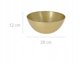 Home Styling Collection Διακοσμητικό Μπολ, Γυάλινο, Διάφανο, Ø 28 cm