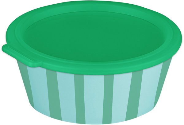 Koziol Nora Μπολ Φαγητού με Καπάκι, 1.3L, Γκρι