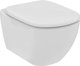 Λεκάνη WC Ideal Standard TOILET HUNG TESI RIMLESS ΜΕ ΚΑΛΥΜΜΑ ΛΕΥΚΟ