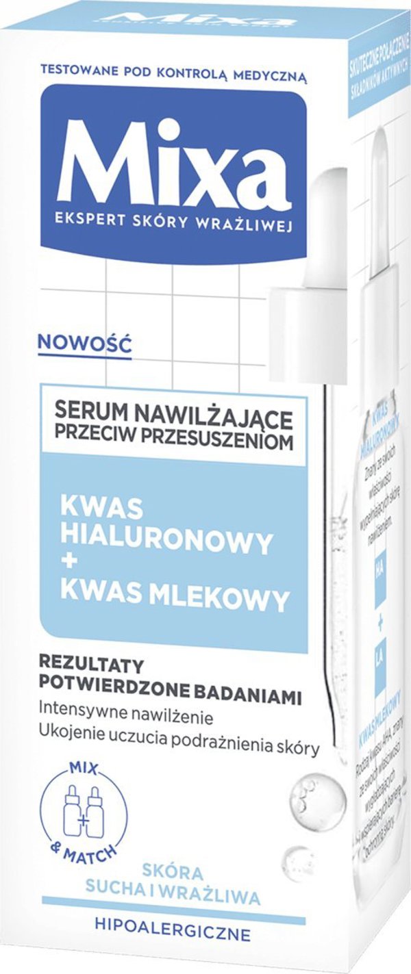Ορός Mixa Mixa Lab Υαλουρονικό Οξύ + Γαλακτικό Οξύ 30ml