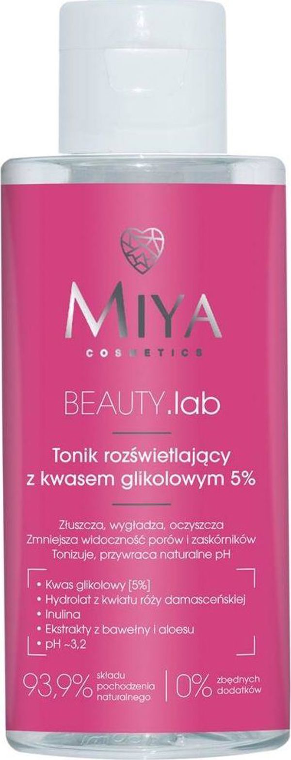 Miya Beauty Lab Τονωτική Λοσιόν Λάμψης με Γλυκολικό Οξύ 5%, 150ml