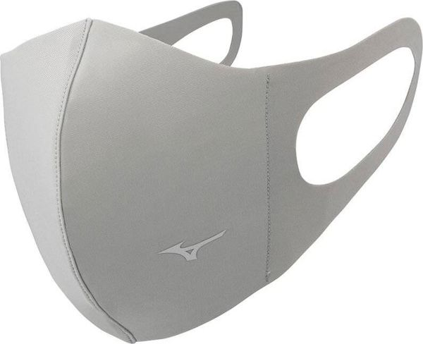 Mizuno Αθλητική Μάσκα Προστασίας Face Cover J2GW055M03, Επαναχρησιμοποιούμενη, Ασημί, Μέγεθος S