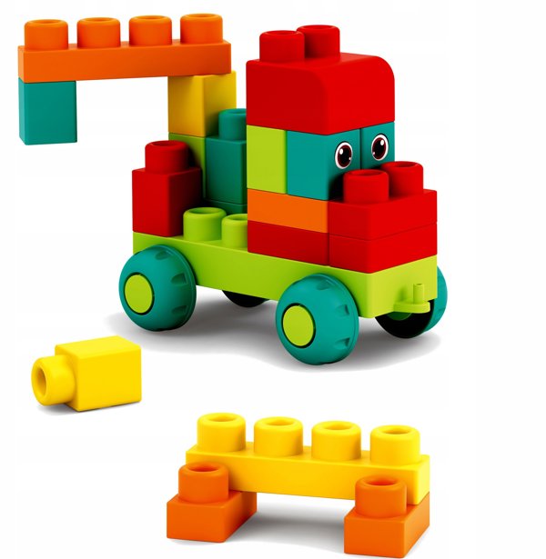 MiÄkkie klocki pojazdy 62 elementy