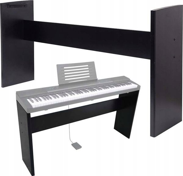 MK ML-881 Ξύλινη Βάση για Ψηφιακό Πιάνο, Καφέ (14389378)