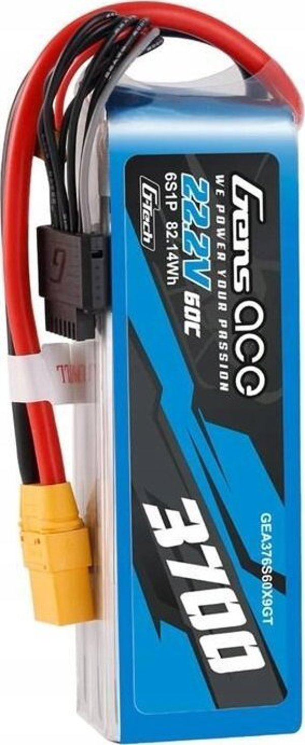 ML Μπαταρία Lipo Gens ace G-Tech 3700mAh 22.2V 60C 6S1P XT90