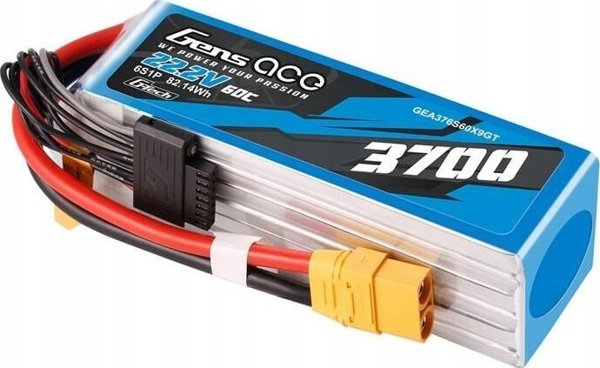 ML Μπαταρία Lipo Gens ace G-Tech 3700mAh 22.2V 60C 6S1P XT90