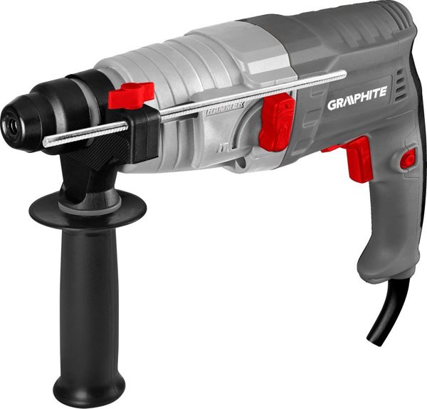 Περιστροφικό σφυρί Graphite Περιστροφικό σφυρί 500W, SDS+ 58G536